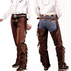 Rojtos velúr western chapek
