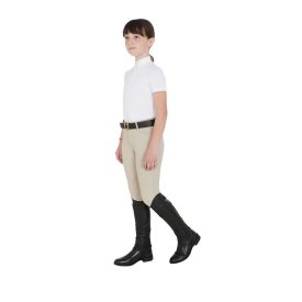   Gyerek puha bőr lábszárvédők rugalmas pánttal - 10 éves, fekete