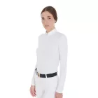 Női slim fit hosszú ujjú versenypóló