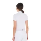 Női slim fit rugalmas versenypóló