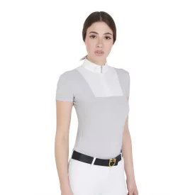 Női rövid ujjú slim fit versenypóló