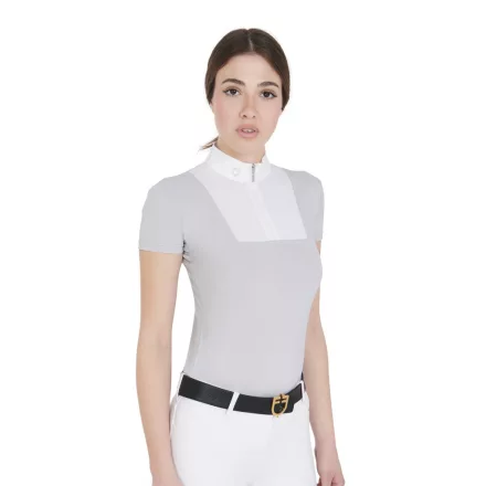 Női rövid ujjú slim fit versenypóló