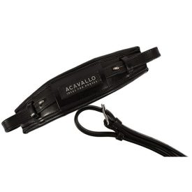 ACAVALLO bőr orrszíj ALUPRO hackamorehoz - Konyak