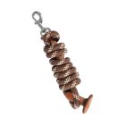 Acavallo vezetőszár bőr véggel - sötétbarna