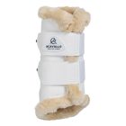 Acavallo anatómiai ínvédő szintetikus szőrmével - L, fehér