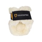 Equestro Young műszőr tépőzáras bokavédő - Cob, barna
