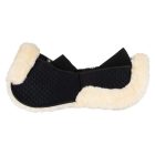 Equestro bárányszőrös nyeregemelő zsebekkel - fekete