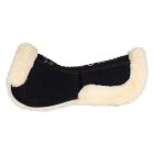 Equestro bárányszőrös nyeregemelő zsebekkel - fekete