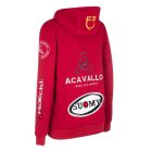 Equestro Multilogo női kapucnis pulcsi - L, fekete