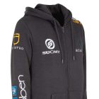 Equestro Multilogo férfi kapucnis pulcsi - XL, fekete