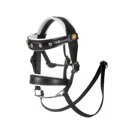 Amahorse Equestro bőr kantár strasszokkal Toy Horsehoz