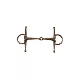  Umbria Equitazione egyszer tört tömör pálcás csikózabla - 13,5 cm
