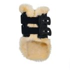 Equestro kapcsos műszőrmés bokavédő - Cob, barna