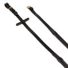 Equestro gumis bőr szár - Póni, fekete