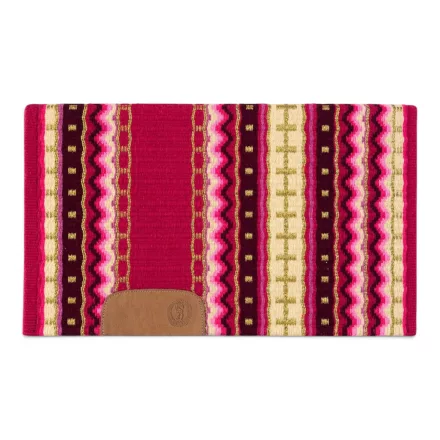 Cayuse CREME Rosewood Trail krémszínű-rózsafa western show blanket (bemutató alátét) 79x97 cm