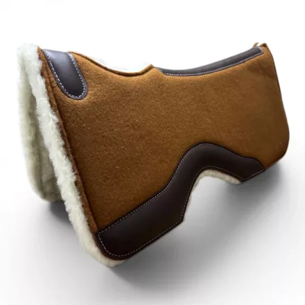Cayuse EASY Connect Wool Tan Close-Contact Szőrmés Western Filcalátét