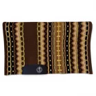 Cayuse Royal Cappuccino királykék-kávébarna western show blanket (bemutató alátét) 86x106 cm