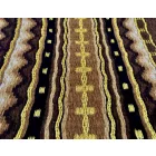 Cayuse Royal Cappuccino királykék-kávébarna western show blanket (bemutató alátét) 86x106 cm