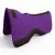 Cayuse EASY Connect Purple Close-Contact Western Filcalátét