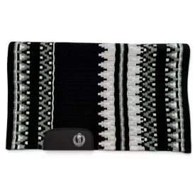   Cayuse ShowBlack fekete western show blanket (bemutató alátét) 86x106 cm