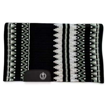 Cayuse ShowBlack fekete western show blanket (bemutató alátét) 86x106 cm
