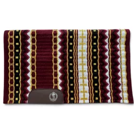 Cayuse Creme Burgund Western Show Pad 86×107 cm