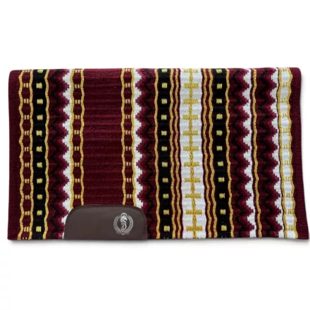 Cayuse Creme Burgund Western Show Pad 86×107 cm