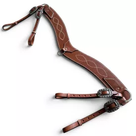 Cayuse Rancher világosbarna bőr western szügyelő