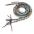 Cayuse Split Braid fonott western szár / türkiz