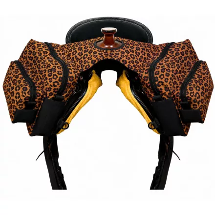 Cayuse Cheetah első nyeregtáska / párducmintás