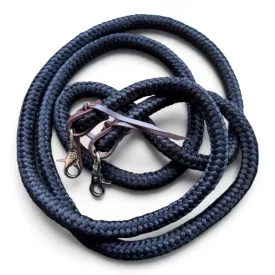  Cayuse Cotton Black zárt pamutkötél western szár / fekete 3,1m