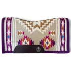 Cayuse EASY all in one Aztec purple / SHORT azték mintás lila western nyeregalátét / 84x89 cm