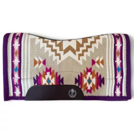   Cayuse EASY all in one Aztec purple / SHORT azték mintás lila western nyeregalátét / 84x89 cm