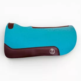   Cayuse Round Merino Ocean kerekített merinó filc western nyeregalátét - 75 cm