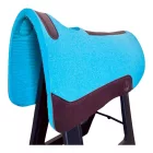 Cayuse Round Merino Ocean kerekített merinó filc western nyeregalátét - 75 cm