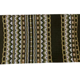   Cayuse OlivePearl olivazöld-gyöngyház western show blanket (bemutató alátét) 86x106 cm