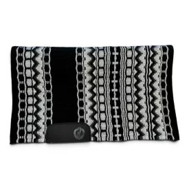  Cayuse ShininBlack mélyfekete western show blanket (bemutató alátét) 86x106 cm