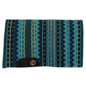   Cayuse TheTeal mélytürkiz western show blanket (bemutató alátét) 86x106 cm