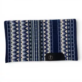   Cayuse NavySnow sötétkék-hófehér western show blanket (bemutató alátét) 86x106 cm