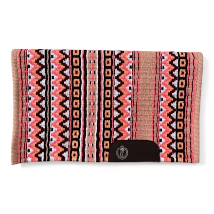 Cayuse Peach barackszínű western show blanket (bemutató alátét) 86x106 cm