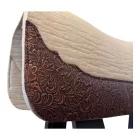 Cayuse Beauty Beige Merino Nemez Western Nyeregalátét