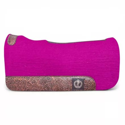 Cayuse Beauty Pink Merino Felt Pad Nyeregalátét