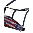 Cayuse Bronco Halter kötőfék – USA mintás