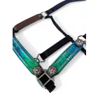 Cayuse Bronco Halter kötőfék – Full Cap Holo Turquoise