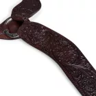 Cayuse Flowers Breastplate barna virágmintás bőr szügyelő