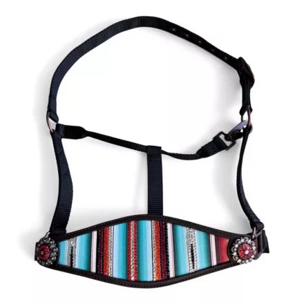 Cayuse Bronco Halter kötőfék – Aztec turquoise