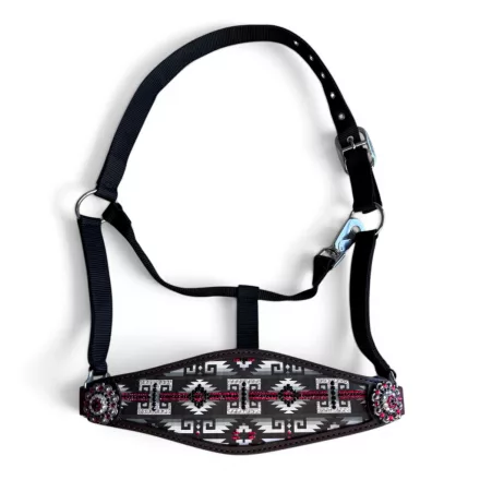 Cayuse Bronco Halter kötőfék – Aztec black