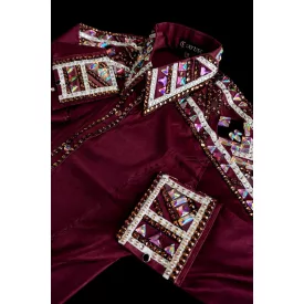   Cayuse Shirt show 01 / burgundy prémium bordó versenying női L méret
