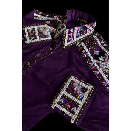 Cayuse Shirt show 01 / eggplant prémium padlizsánlila versenying női M méret