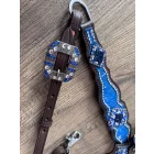 Cayuse Blue set 001 kantár és szügyelő szett